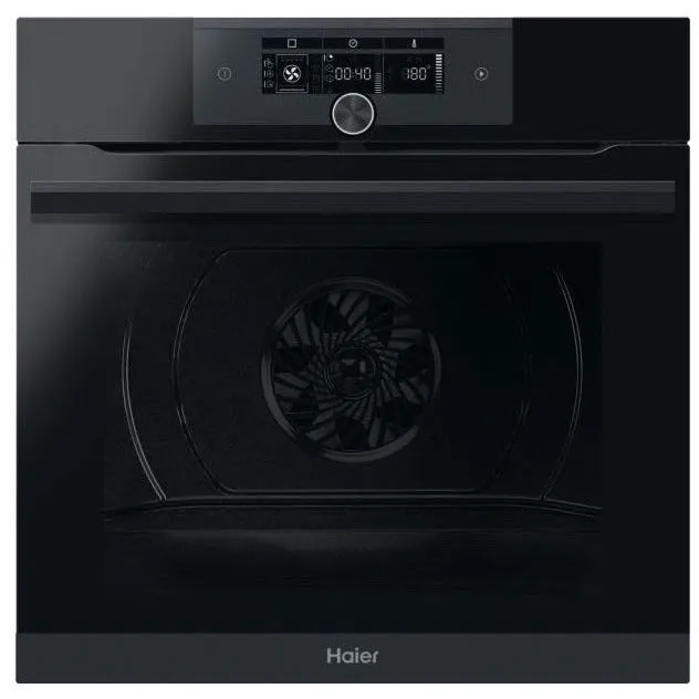 Haier I-Turn Series 6 70L Built-In Electric Single Oven - Black | HWO60SM6F8BH