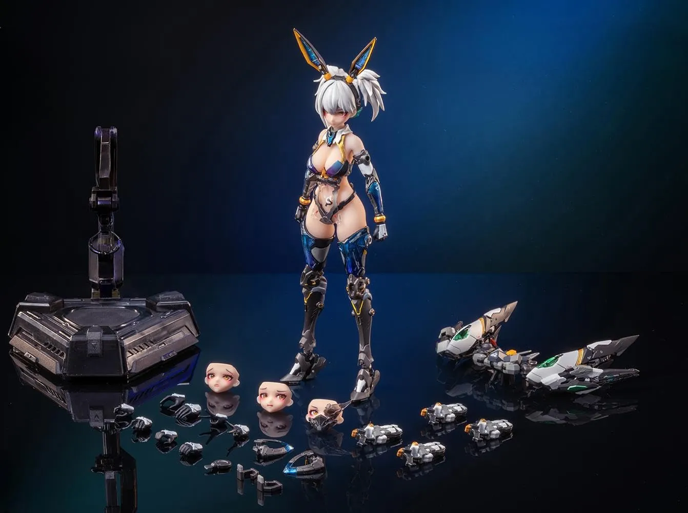 HiPlay Animester Collectible Figure Full Set: Thunderbolt Squad Vodka Mirror, Anime Style, Seamless Design, 1:9 Scale Miniature Action Figurine FTJJ