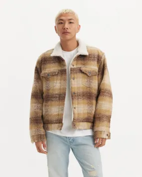 Levi's Type III Sherpa Jacket - Westin Plaid / Curry