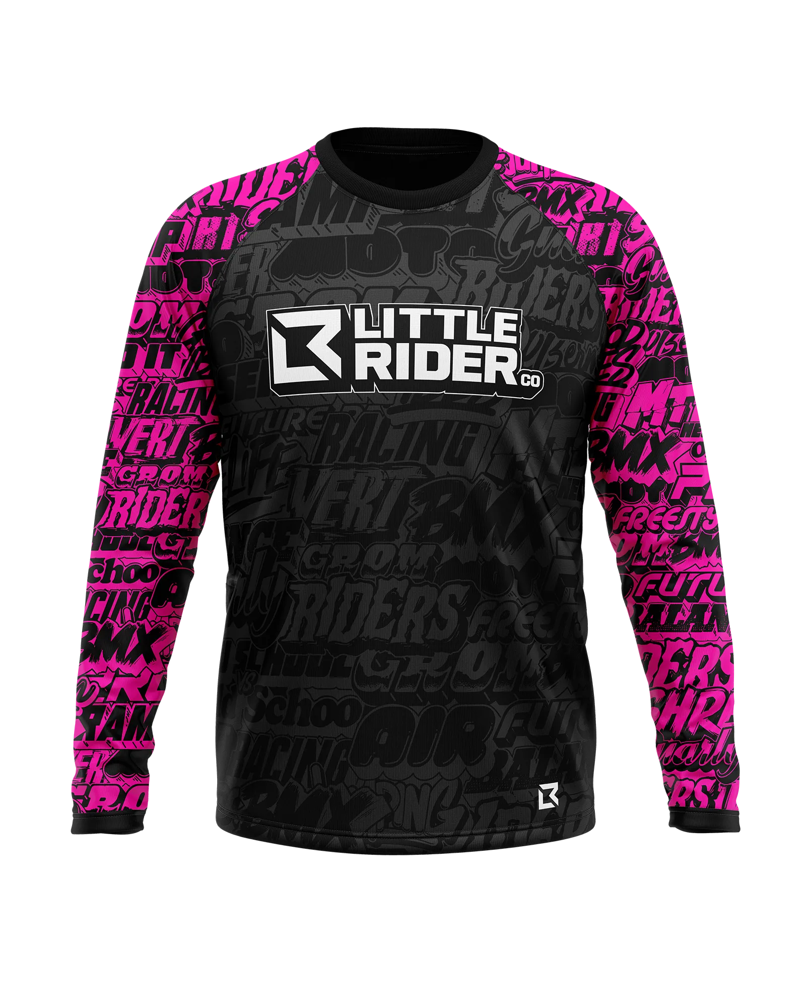 Little Rider Co 'HOT PINK' Jersey - INSPIRE Series Long or Short Sleeve