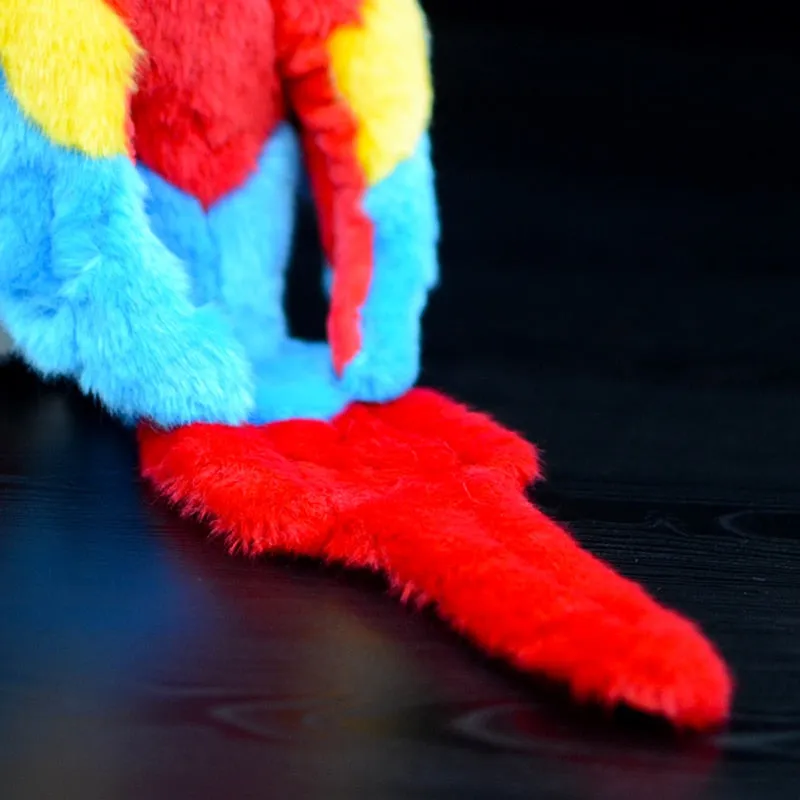 Macaw Plush Toy Simulation