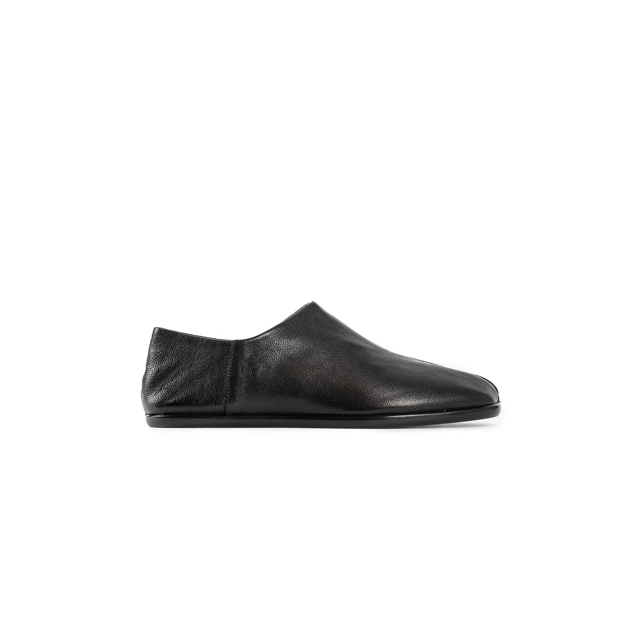 MAISON MARGIELA MAN BLACK LOAFERS & FLATS