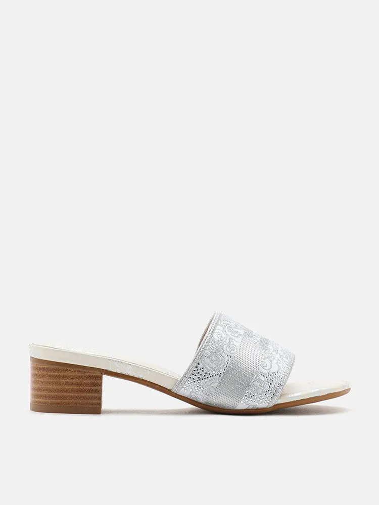 Majestic Meera Heeled Slides