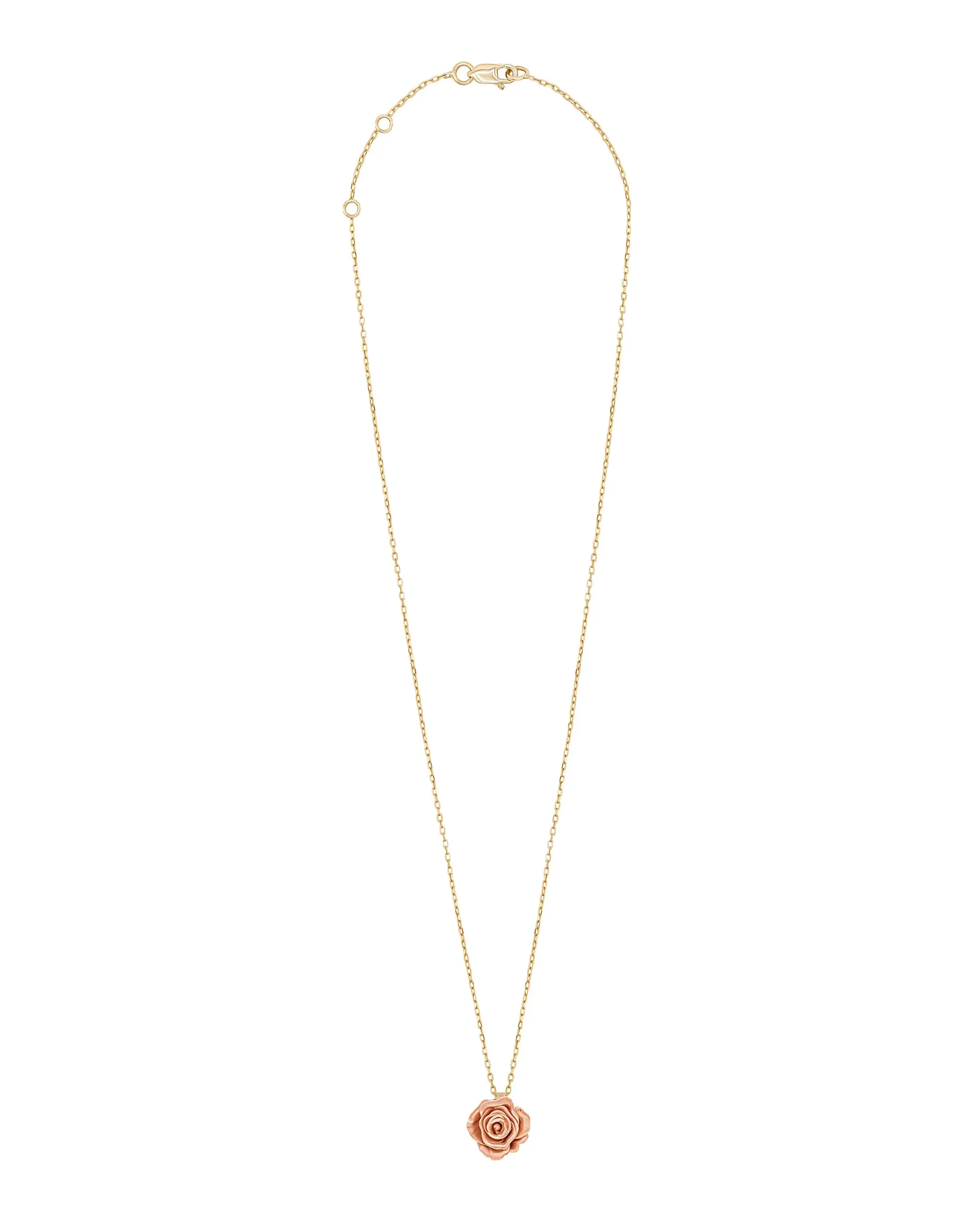 Maxi Rosa Single Charm Necklace