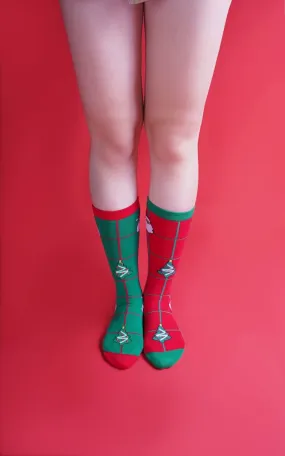 Mid Calf Christmas Socks