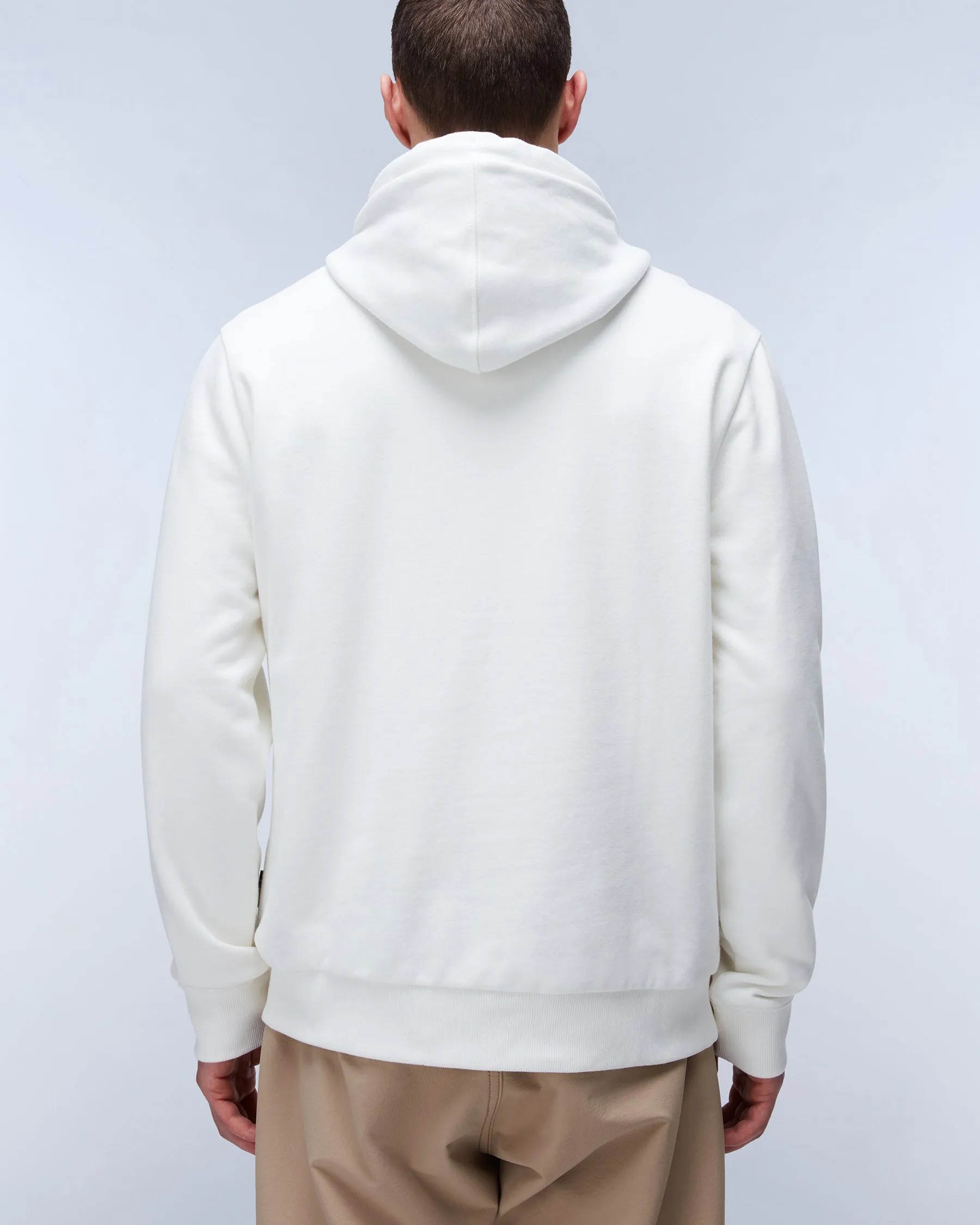 Napapijri Burgee Winter 3 Hoodie - White Heron