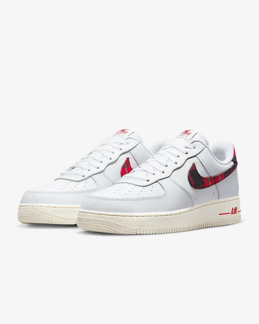 Nike Air Force 1 '07 LV8 (WHITE/UNIVERSITY RED-STADIUM GREEN)