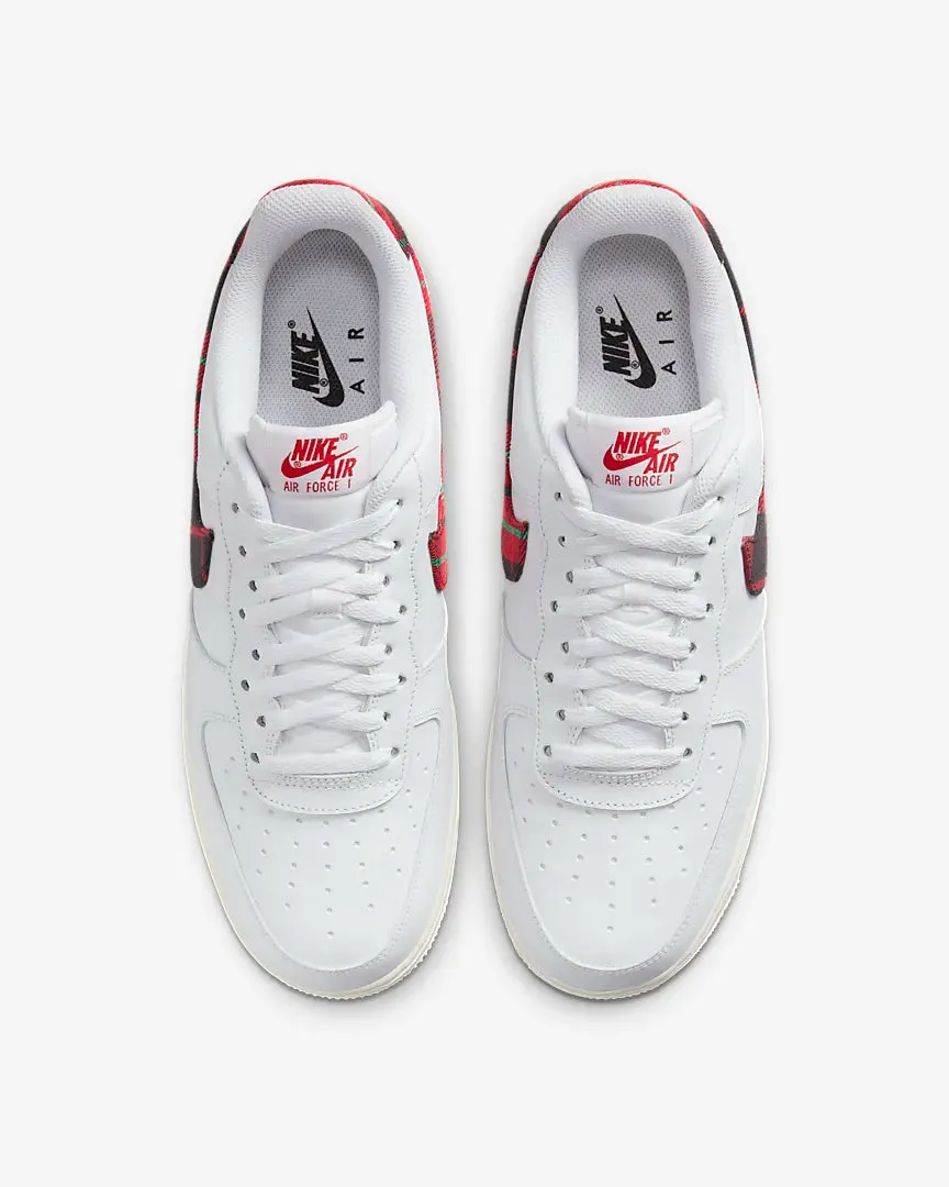 Nike Air Force 1 '07 LV8 (WHITE/UNIVERSITY RED-STADIUM GREEN)