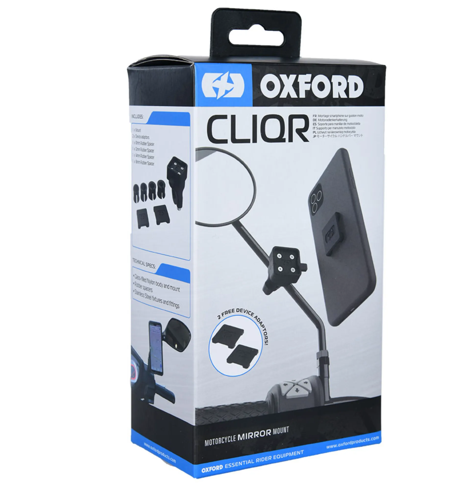 Oxford CLIQR Motorcycle Mirror Mount