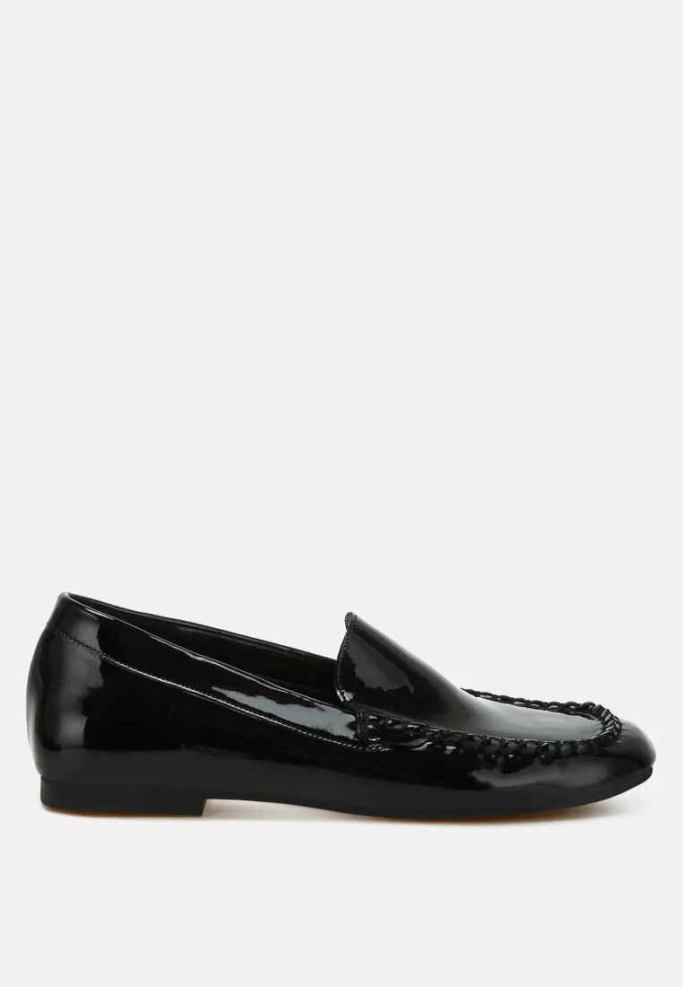 Patent Pleather Loafers by RUW