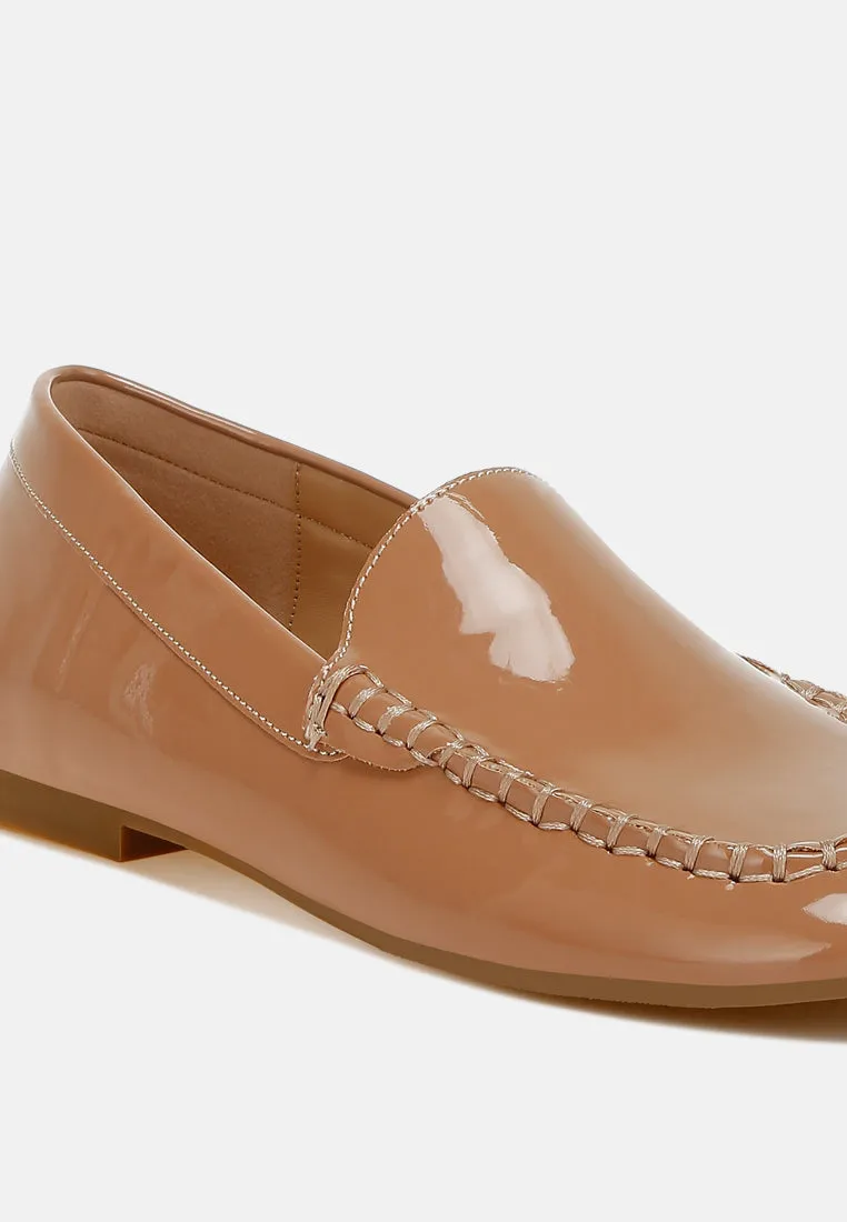 Patent Pleather Loafers by RUW