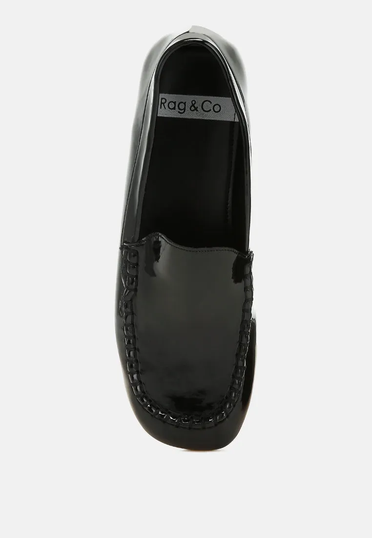 Patent Pleather Loafers by RUW