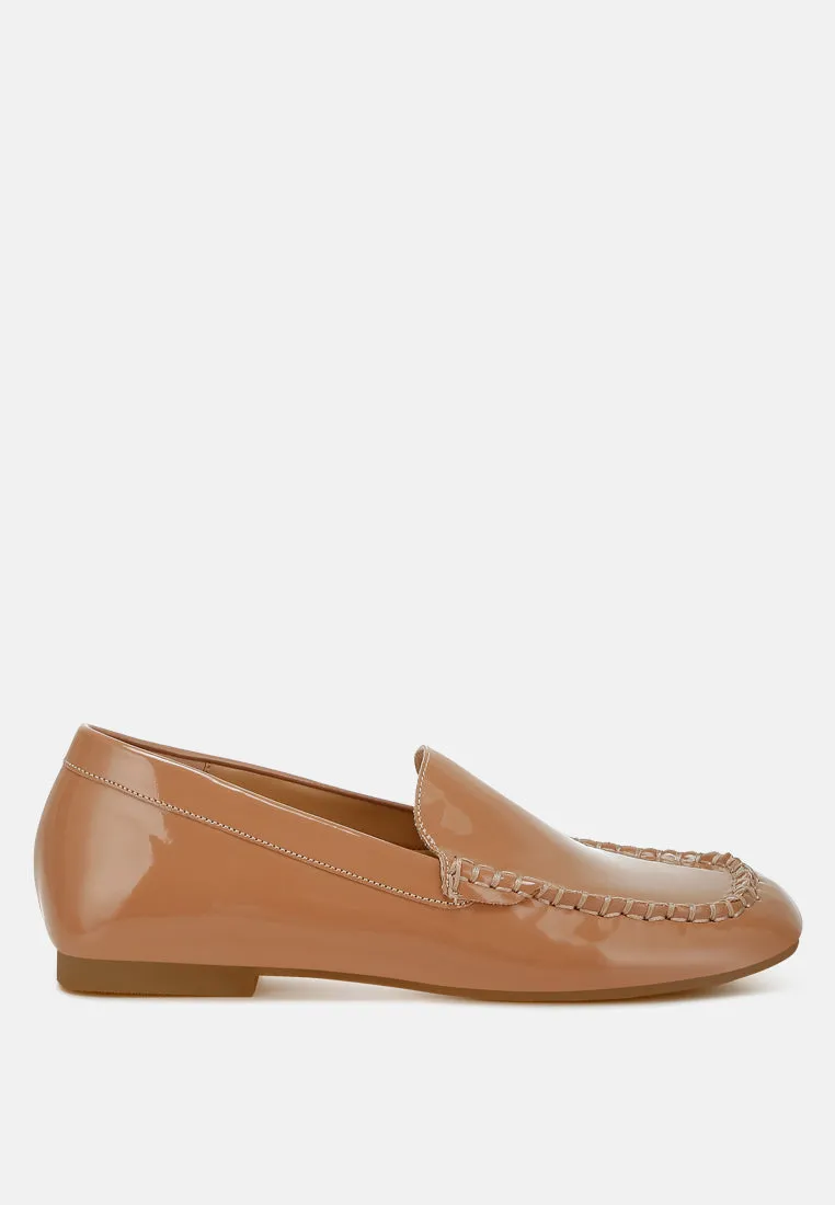 Patent Pleather Loafers by RUW