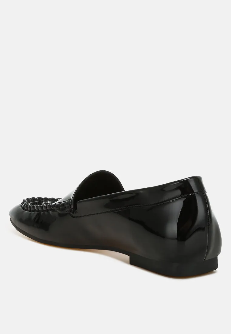 Patent Pleather Loafers by RUW