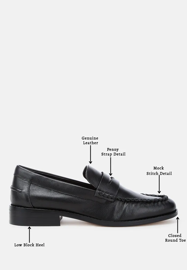 Plavia Genuine Leather Loafers