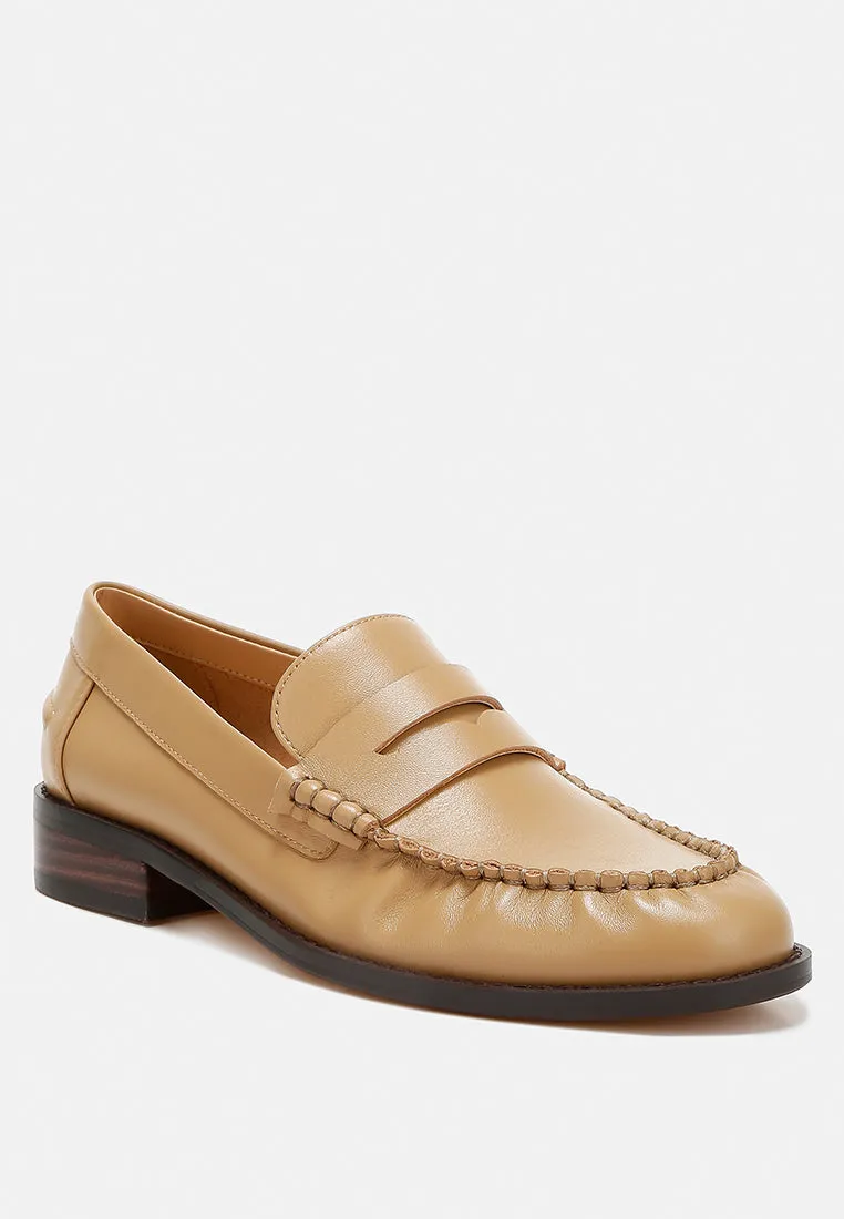 Plavia Genuine Leather Loafers