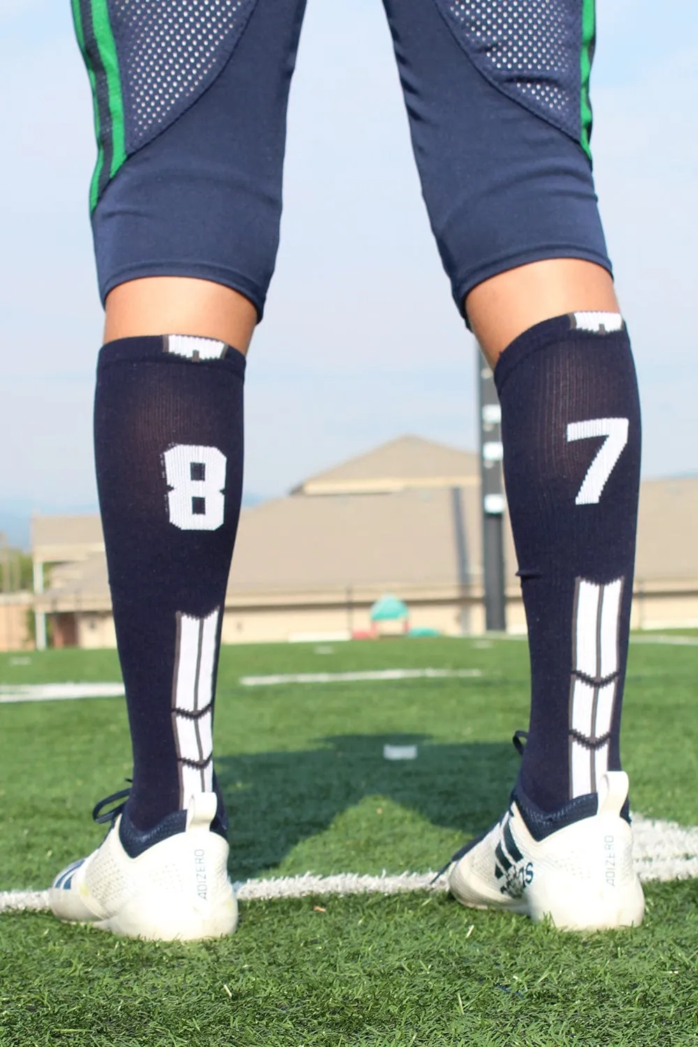 Player Id Jersey Number Socks Over the Calf Length Navy White