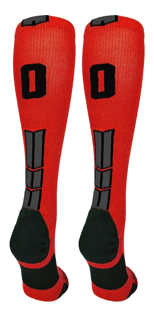 Player Id Jersey Number Socks Over the Calf Length Red Black