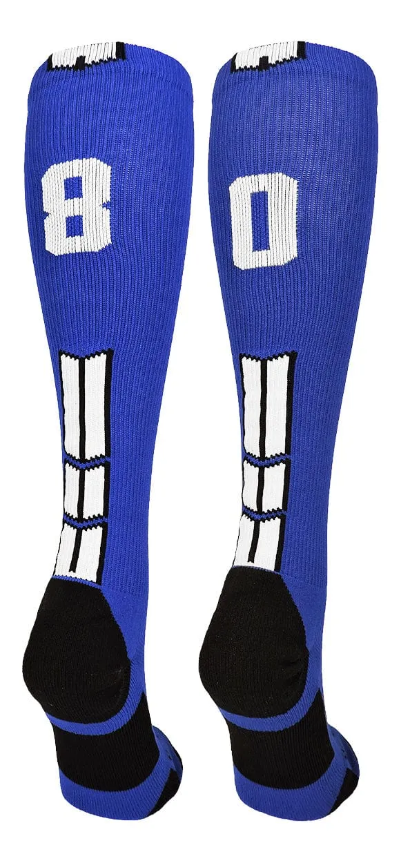 Player Id Jersey Number Socks Over the Calf Length Royal White