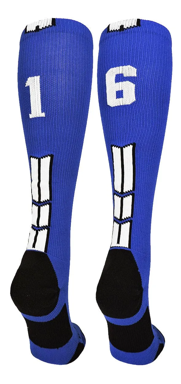 Player Id Jersey Number Socks Over the Calf Length Royal White