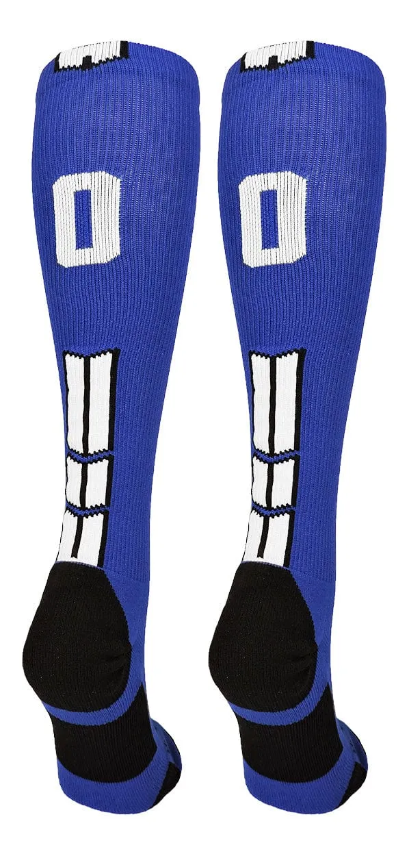 Player Id Jersey Number Socks Over the Calf Length Royal White