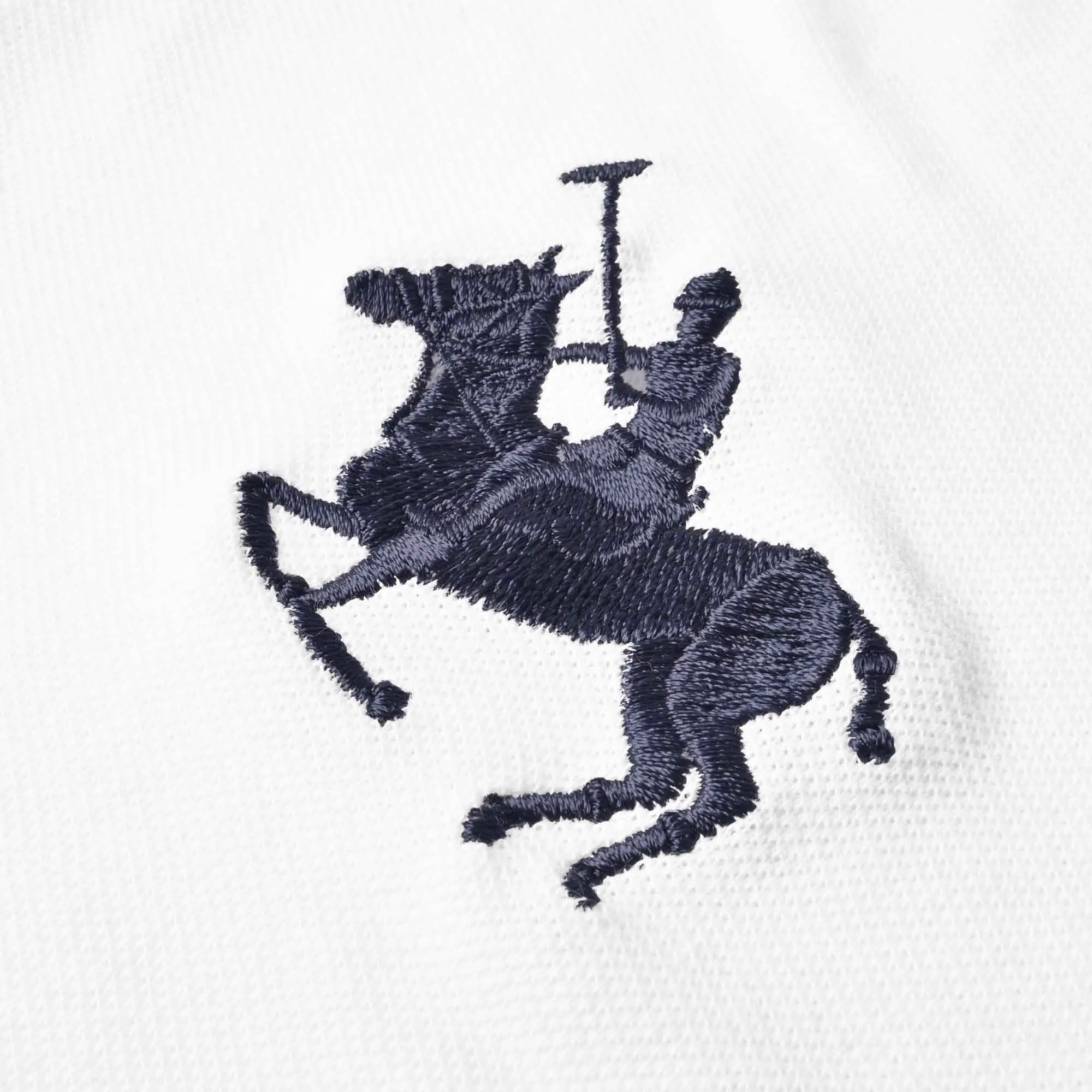 Polo Republica Men's Horse Rider & Mallet 8 Embroidered Short Sleeve Polo Shirt