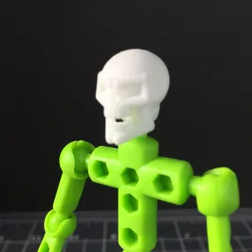 Skull character head for ModiBot figures