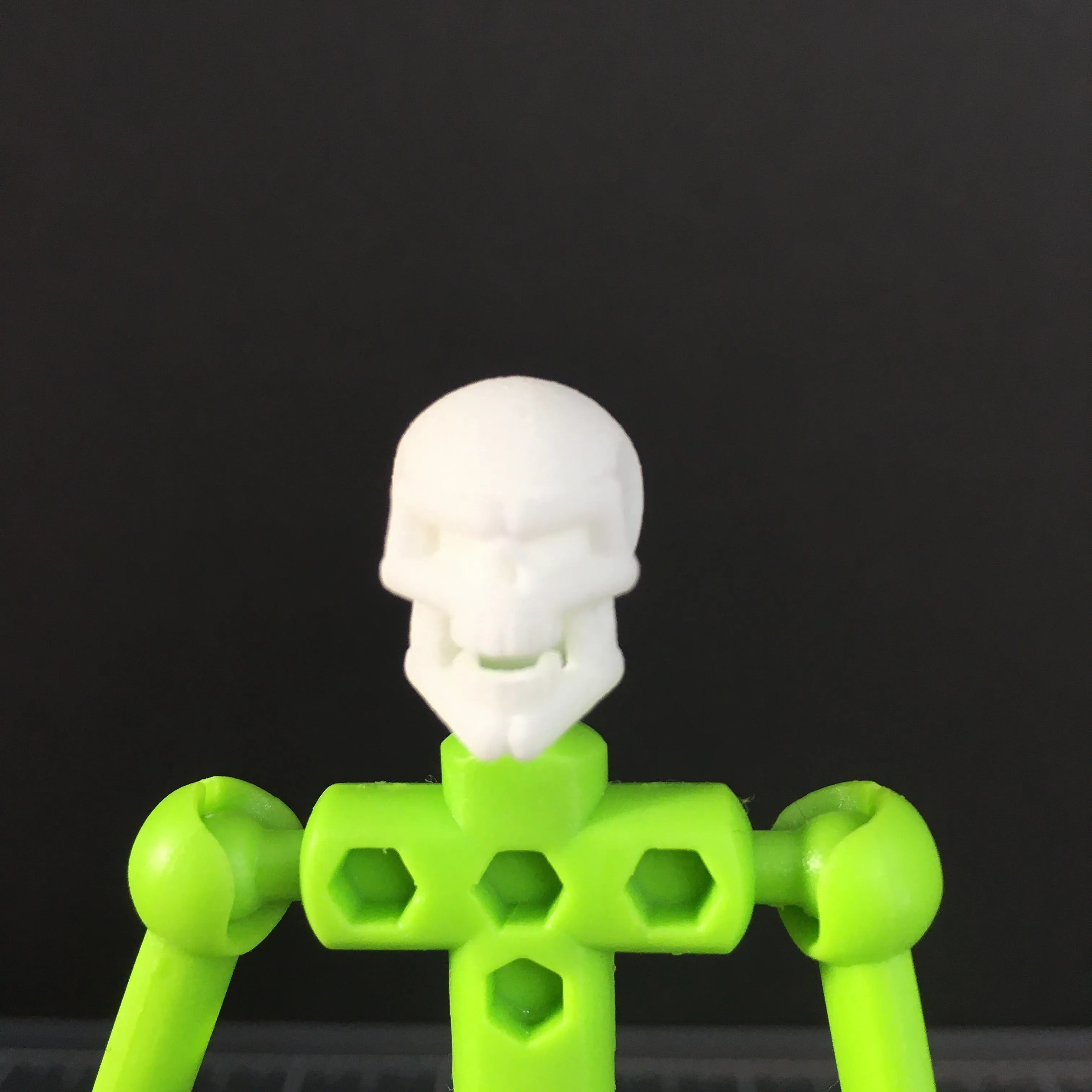 Skull character head for ModiBot figures