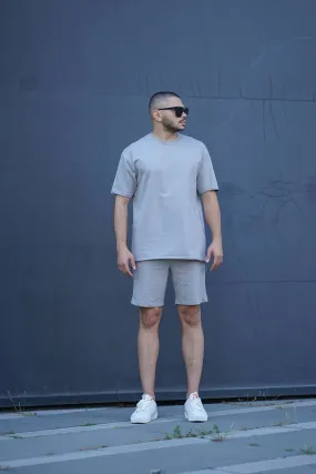 Sneakerjeans Gray Shorts Jogger Set ES94