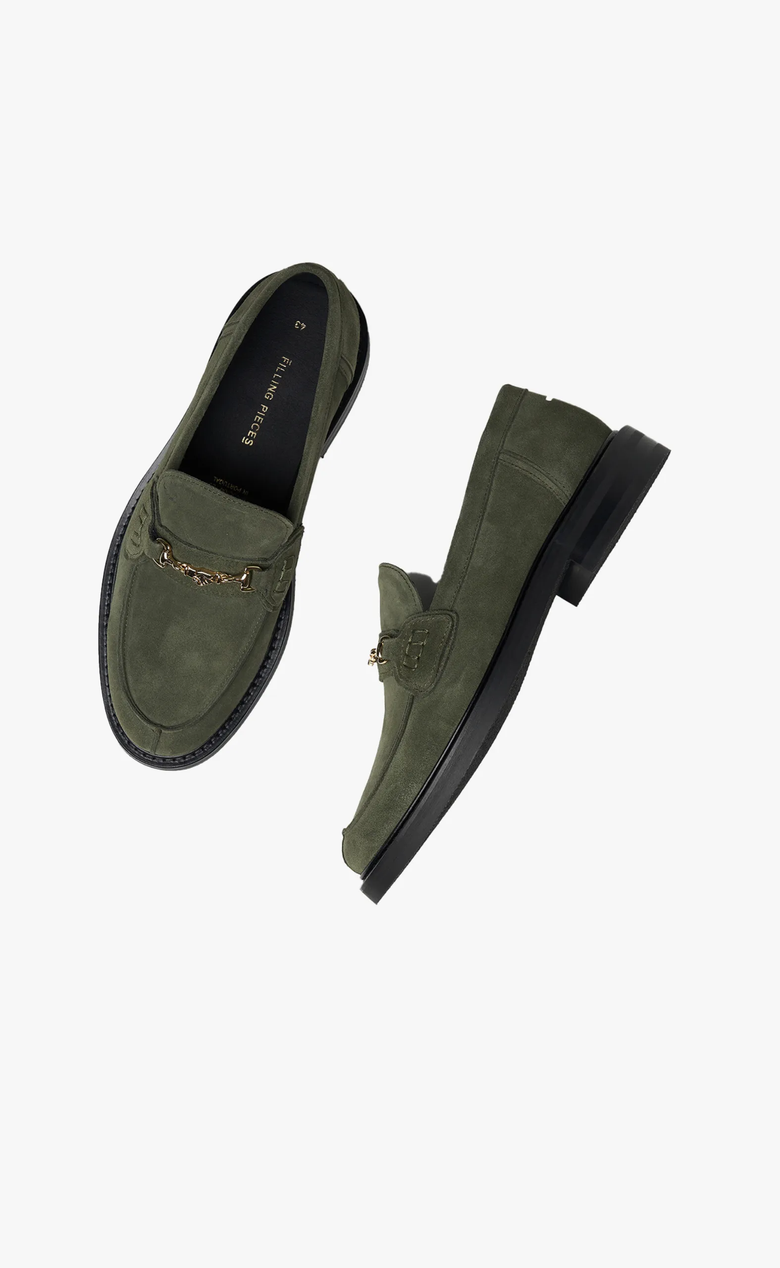 SUEDE GREEN LOAFER