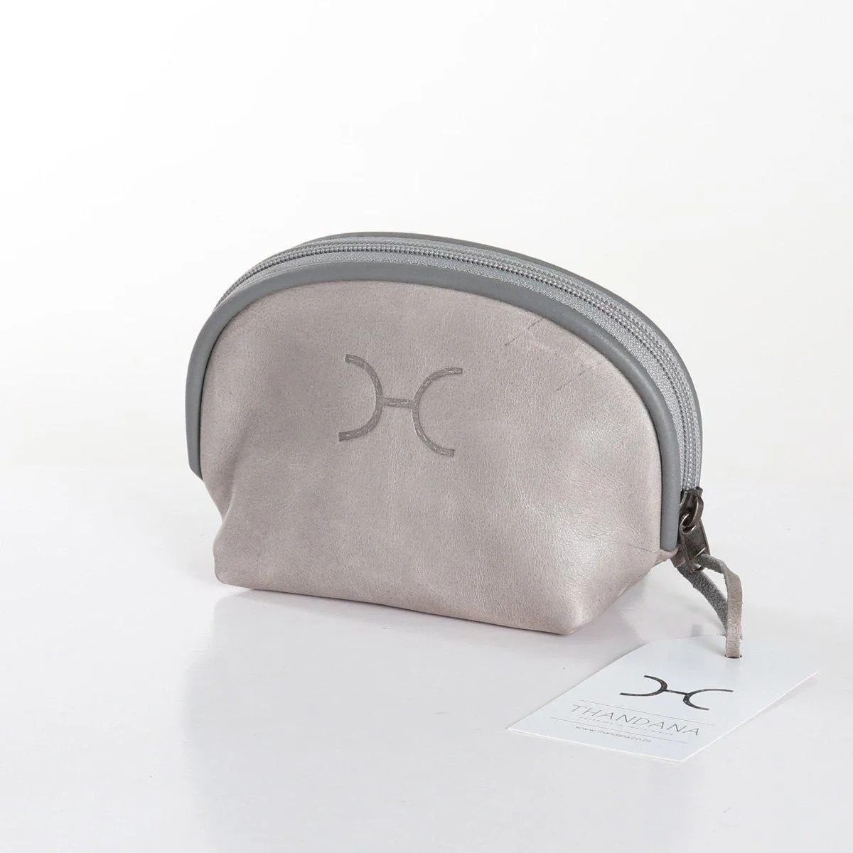 Thandana Leather Makeup Pouch