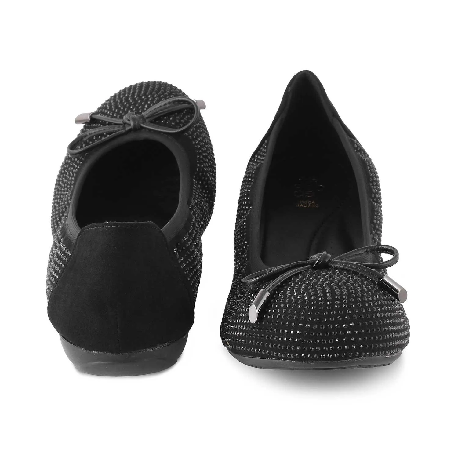 The Diamond Black Women's Dress Ballerinas Tresmode