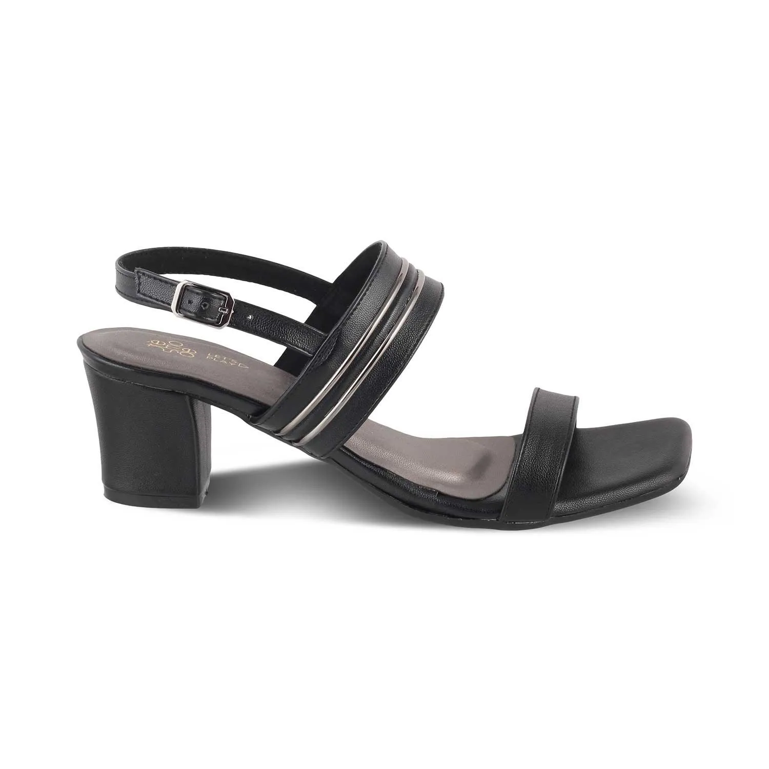 The Jovi Black Women's Dress Block Heel Sandals Tresmode