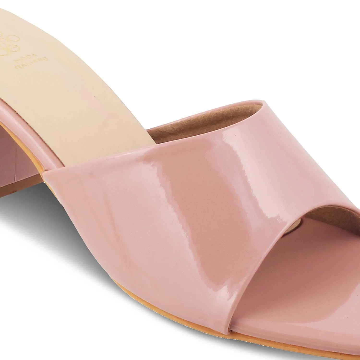 The Laguna Pink Women's Dress Block Heel Sandals Tresmode