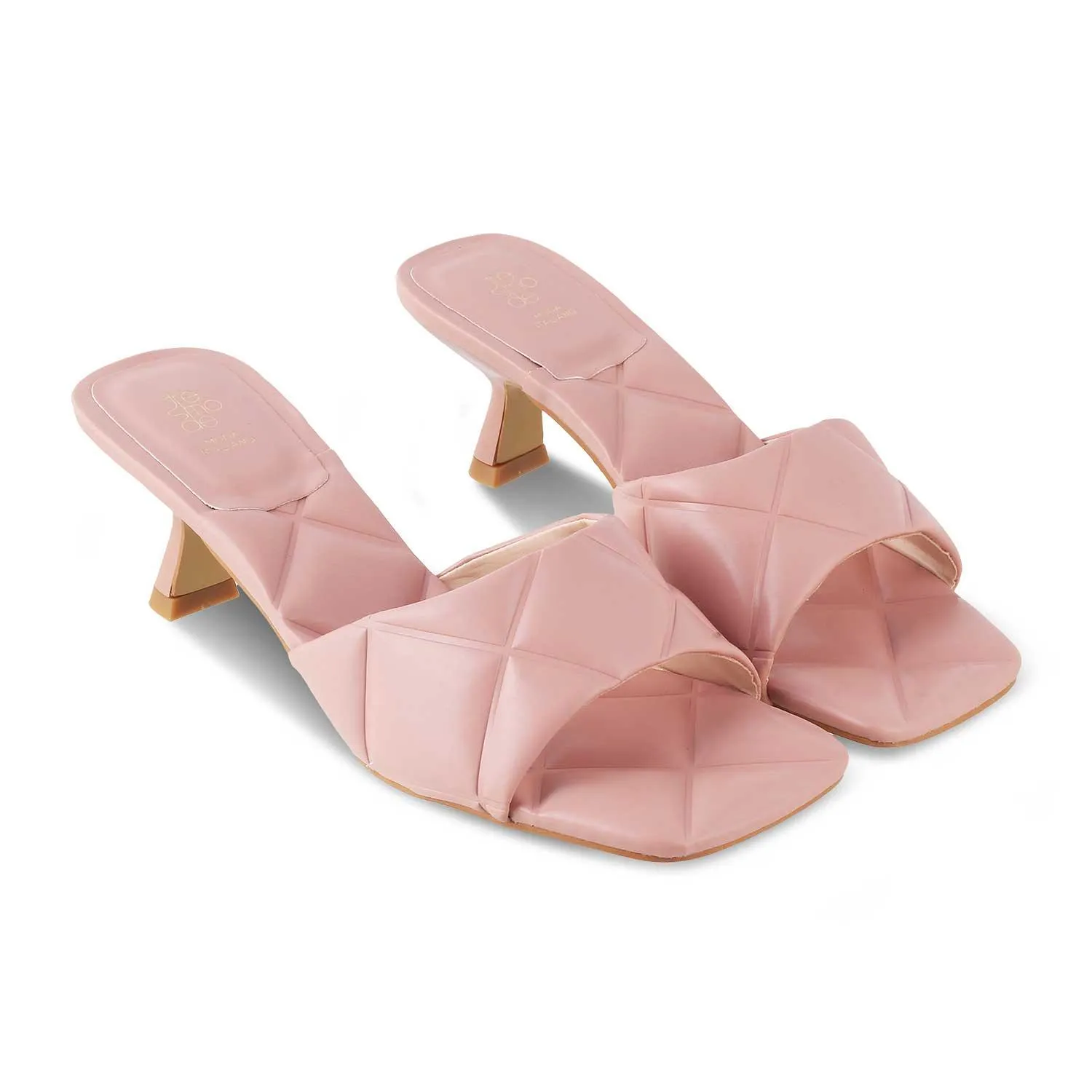 The Sicilly Pink Women's Dress Heel Sandals Tresmode