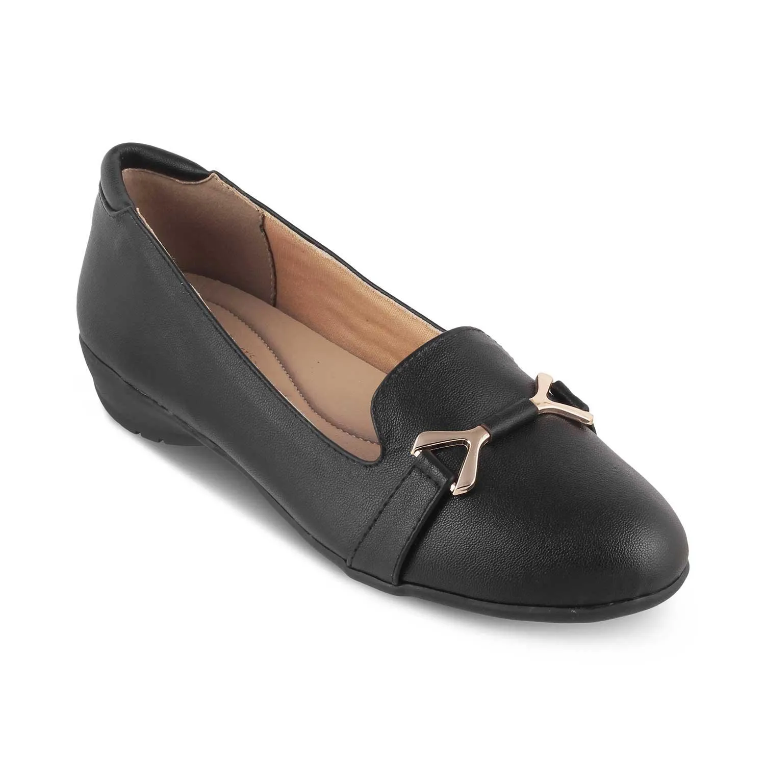 The Yorky Black Women's Dress Ballerinas Tresmode