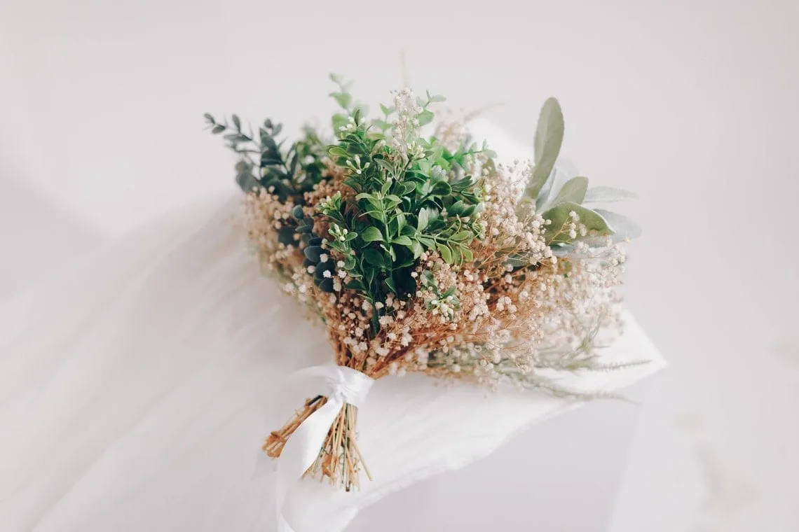 Whimsical Forest Herbs Flower Crown - dried flowers, artificial leaves, Bridal Wreaths, Bridal Crowns