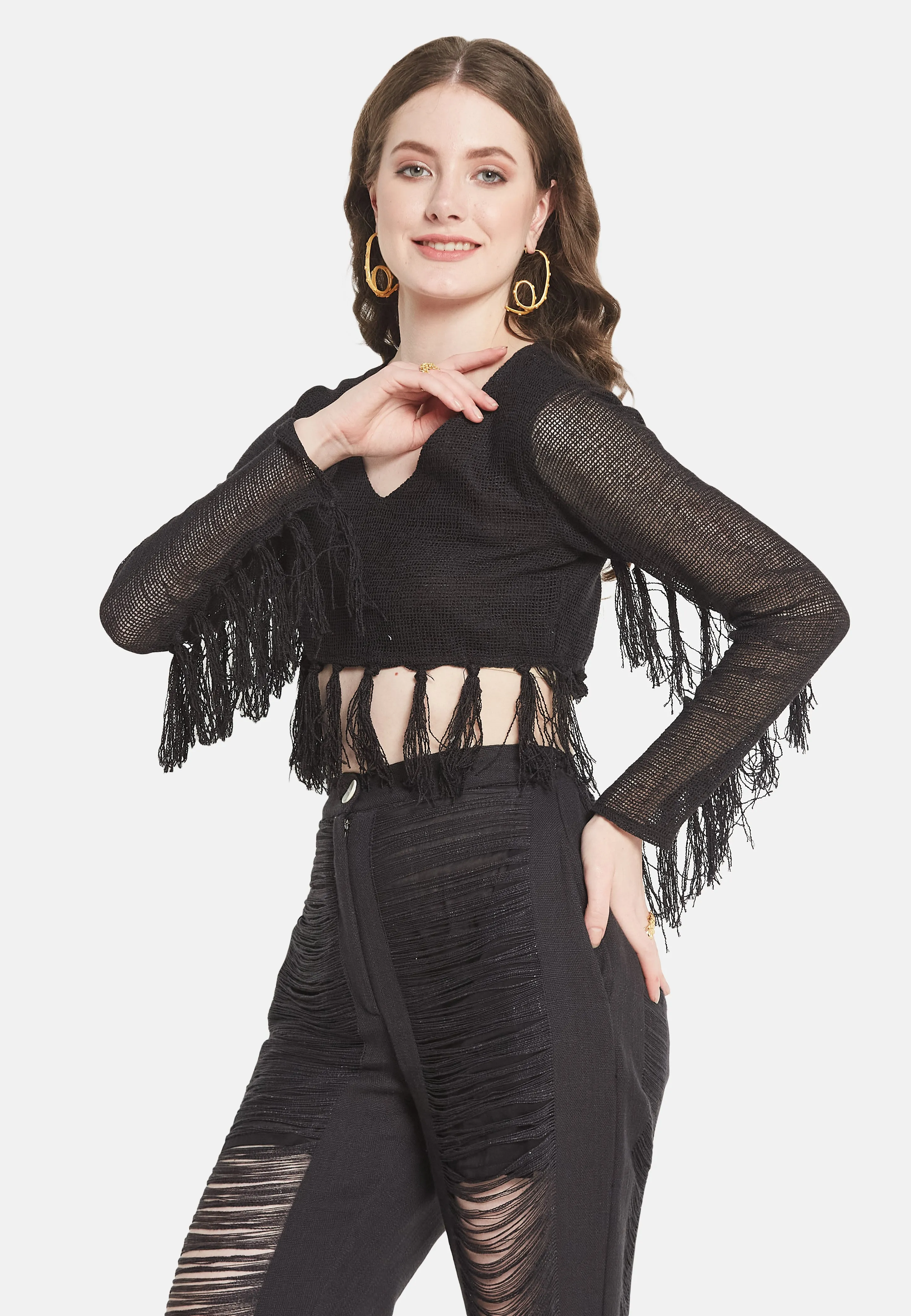 Whimsy Black Top