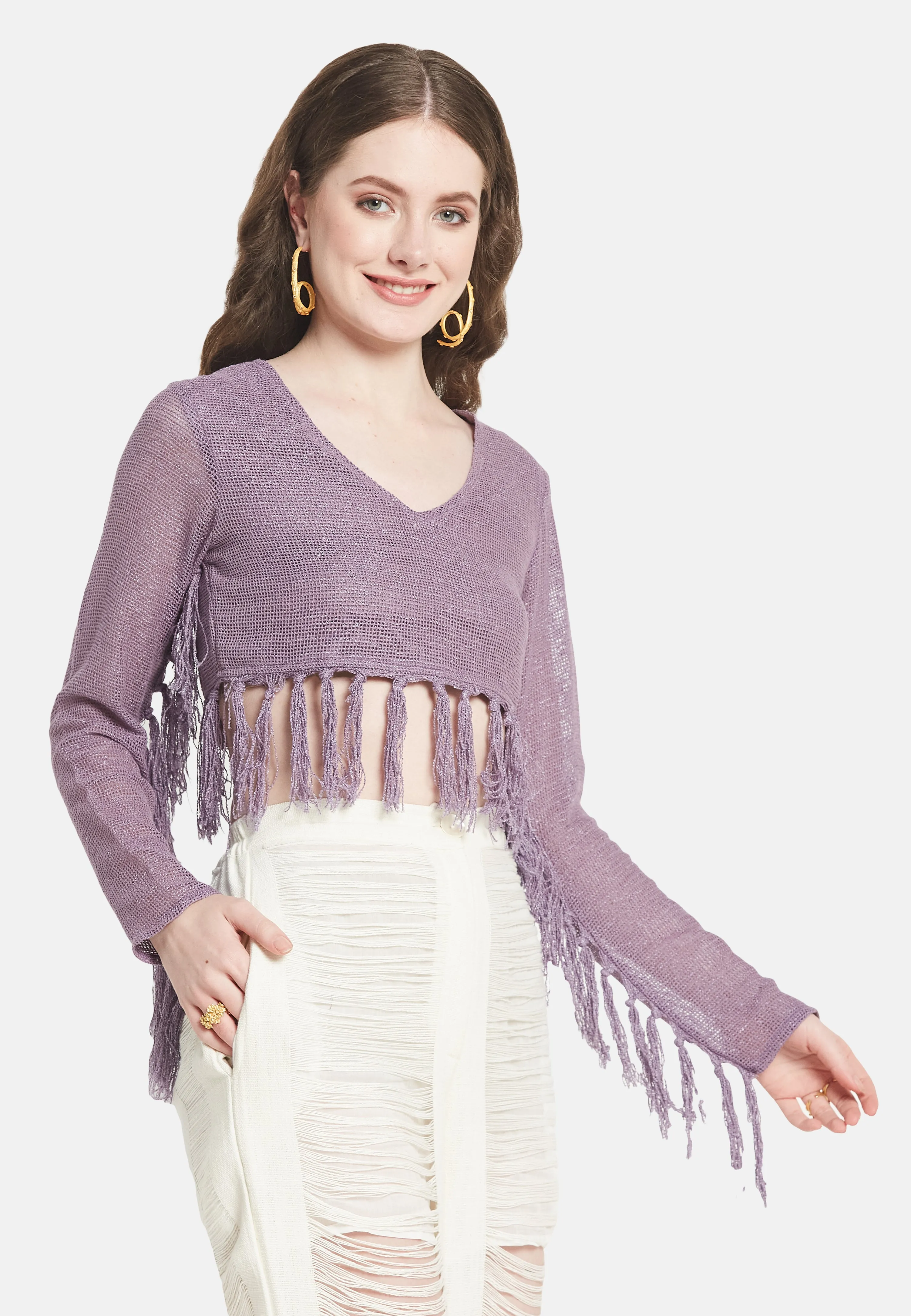 Whimsy Lavender Top