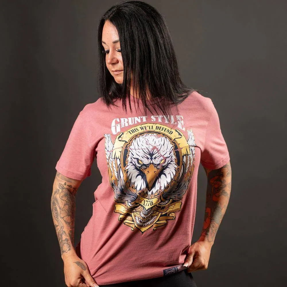 Women's Easy Rider Boyfriend Fit T-Shirt - Heather Mauve