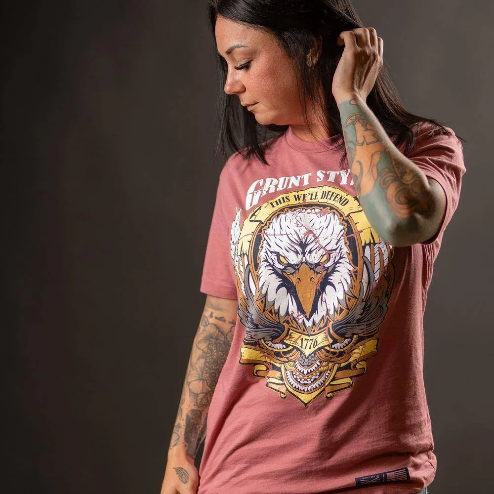 Women's Easy Rider Boyfriend Fit T-Shirt - Heather Mauve